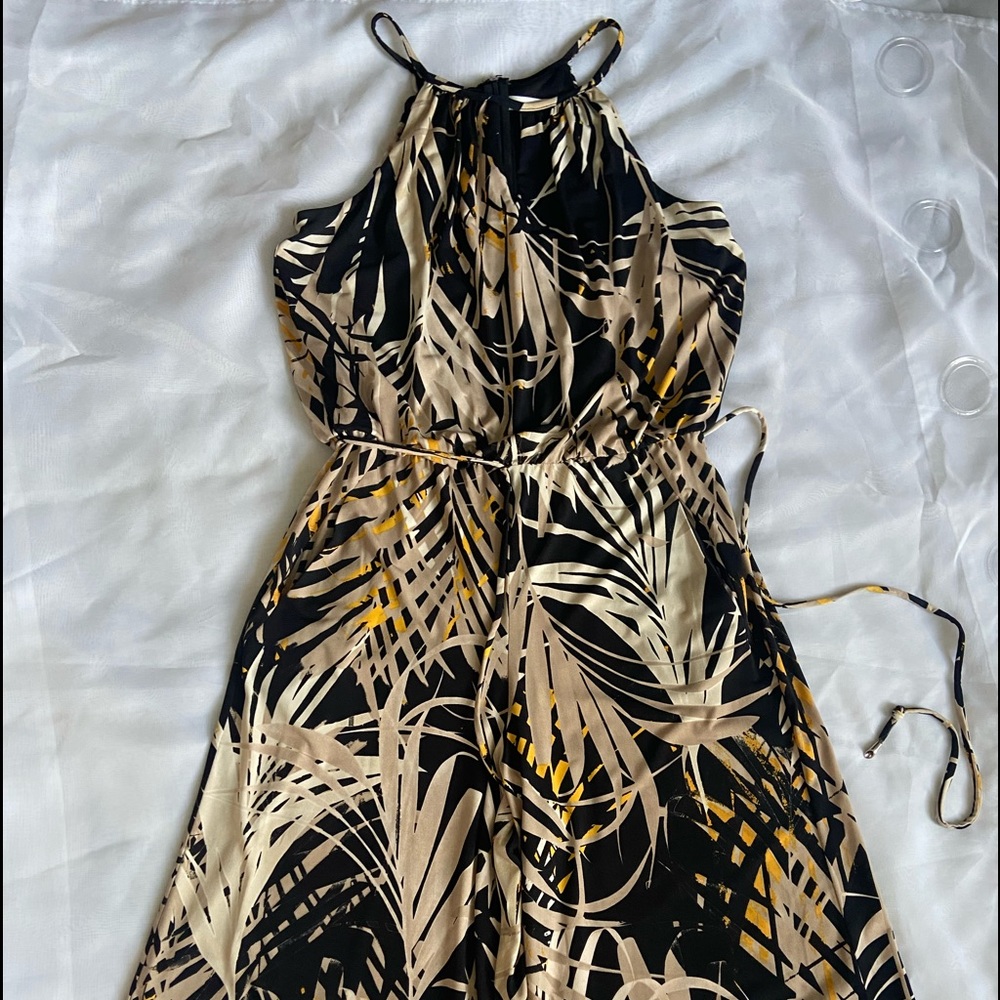 One Piece Animal Print Jumpsuit